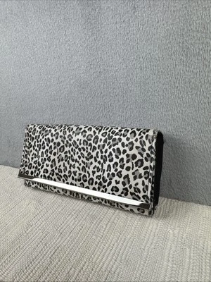 Cheetah Print Slim Wallet Safe Keeper Clutch Animal Print Organizer Purse - Image 1 of 4
