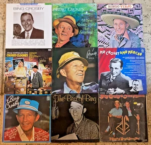 22 x BING CROSBY VINYL LP RECORDS ALBUMS JOBLOT 1957-1990 - VG+ to NM💥 - Picture 1 of 3