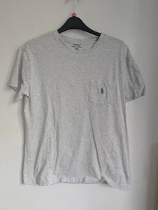 Polo Ralph Lauren grigia maglietta manica corta taglia S (T21) - Foto 1 di 6