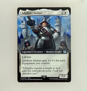 Magic the Gathering: Adelbert Steiner (Extended Art) Final Fantasy Regular NM - Picture 1 of 3