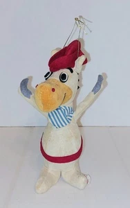 Herman Pecker 7 inch Hanna Barbera QuickDraw McGraw felt character doll figure - Picture 1 of 8