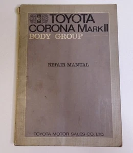 1968 Toyota Corona Mark II Body Group Repair Manual w/ Wiring Diagram RT76 - Picture 1 of 18