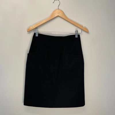 The Limited Black Career Pencil Skirt with Pockets Workwear 26 Size 0 or XS? - Image 1 of 4
