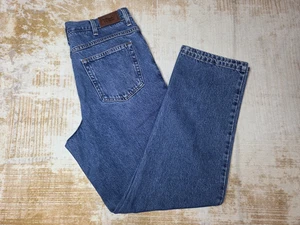 LL Bean Jeans Mens 34x32 Blue Comfort Waist Relaxed Fit Denim Classic Pants - Picture 1 of 12