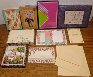 Lote de calidad 10 TARJETAS DE PAPELERÍA Y BILLETES EN BLANCO con cajas env y paquetes, nuevas y parciales - Imagen 1 de 14