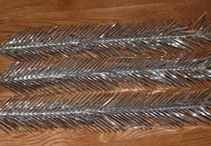 23 Vintage MCM Aluminum Silver Christmas 29" Tree Replacement Branches Bendable - Picture 1 of 5