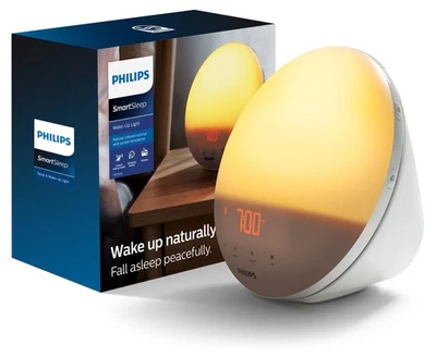 Philips SmartSleep Wake-up Light, Colored Sunrise and Sunset Simulation, 5 Na... - Image 1 of 4