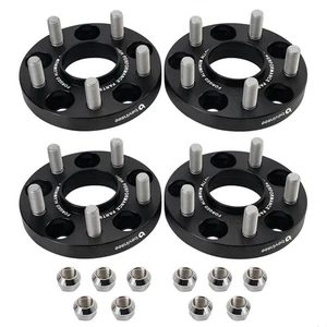 4x 20mm 5x114,3 Spurverbreiterung + Radschrauben Ø64mm Für Tesla Model 3 RWD AWD - Picture 1 of 13