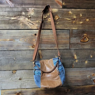 The Sak hobo crossbody Southwestern Pattern Blue & Brown - Image 1 of 4