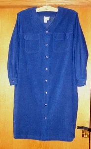 Womans sz 20W - Royal Navy Blue DRESS - Tess - Moleskin with body - Excellent  - Picture 1 of 3