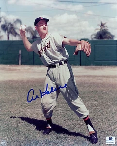 Foto firmada por AL KALINE 8x10 Detroit Tigers Salón de la fama 3000 Hit Club 18x All-Star GA - Imagen 1 de 2