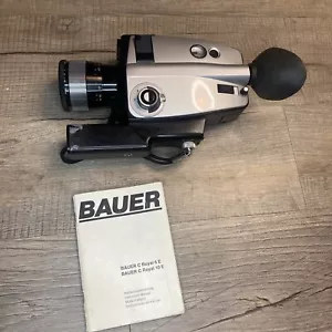 Tested Working Vtg 1972 Bauer C Royal 10E Super 8 Film Camera Sold As Is - Picture 1 of 10