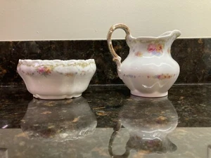 Set of Vintage CHARLES AHRENFELDT Limoges AHR 103 Sugar and creamer are for Sale - Picture 1 of 12