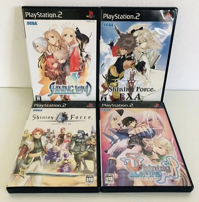 Shining Force PS2 Tears Neo EXA Wind Sega RPG Role Playing PlayStation2 Japan - Image 1 of 4