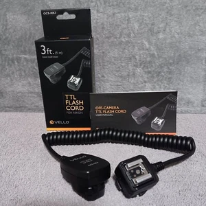 Vello OCS-NK3 3 Foot TTL Flash Cord for Nikon in Box - Picture 1 of 2
