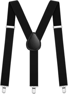 Mens Braces, Mens Suspenders with Strong Metal Clips, 3.5Cm Wide Heavy Duty Susp - Picture 1 of 10