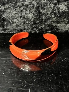 MUNDGEBLASENES KUNSTGLAS 3” 1” ÖFFNUNG MANSCHETTE ARMBAND - Bild 1 von 5