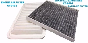 AF5463 C35491 Air Filter & CHARCOAL Cabin filter For TOYOTA Matrix , Corolla - Picture 1 of 2