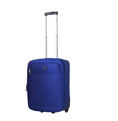 Valigia trolley 40x20x55 cm, blu, poliestere, ruote, maniglie Ravizzoni Nariti - Immagine 1 di 4
