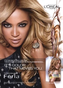 L'oreal Beyonce Feria 2012 cabello 1 página anuncio de revista - Imagen 1 de 1