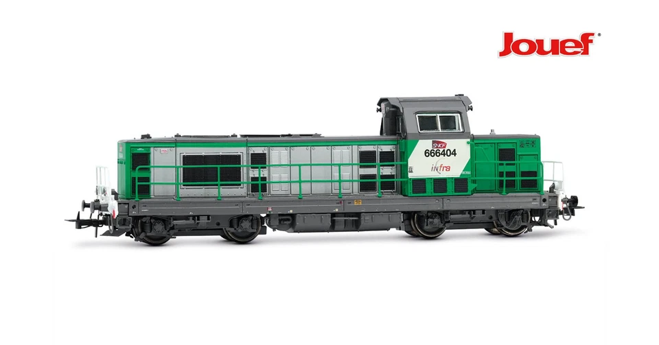 HJ2442 JOUEF DETAILLAGE 2 RAMBARDES LATERALES GRANDES LOCOMOTIVE BB 66000 FRET