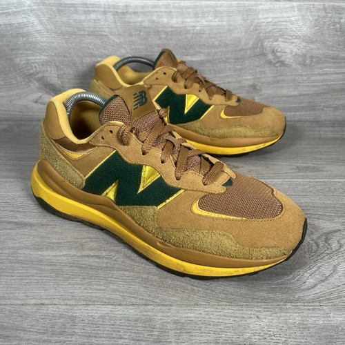 New Balance Scarpe da Ginnastica Uomo Oro UK Taglia 9 Salvia Sbiancata Lime 57 40 5740 M5740WT1