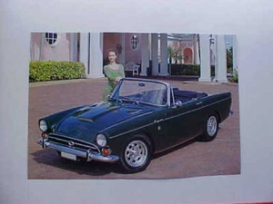 1966 Sunbeam TIGER 260 Roadster--new '66 large photo page from NOS calendar - Picture 1 of 1