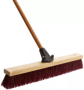 Weiler 44604 Pro-Flex 24" Block Size Medium Maroon Polypropylene Fill Sweep - Picture 1 of 8