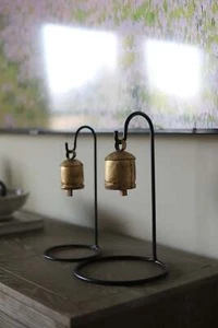 Counter Stand - Bell Stand - small, medium, large - Wrought Iron - Amish Made - Picture 1 of 9