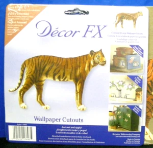 1 Tiger Wallpaper Cutouts Big Kitty Cutouts 16 Count Tigers Jungle - Picture 1 of 3