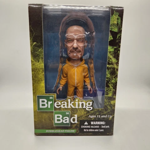 Breaking Bad Walter White Mezco Bobblehead 6 Inch Yellow Suit Cover