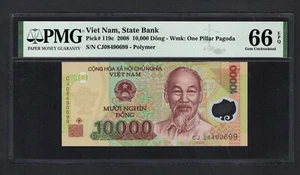 Viet Nam 10000 Dong 2008 P119c Uncirculated Grade 66 - Picture 1 of 2