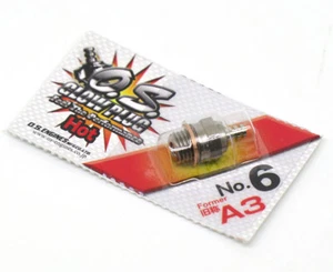 OS O.S. 6 No.6 #6 antiguo A3 bujía de brillo de aire caliente mediana para camión de radiocontrol - Imagen 1 de 4