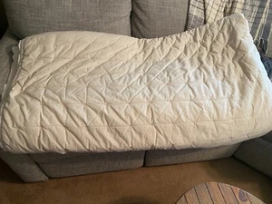 Pine Cone Hill QUILTED BOX QUILT Bedding Quilt FULL/QUEEN LINEN - Picture 1 of 3