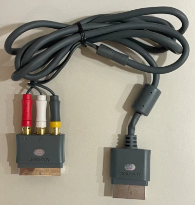 CAVO VIDEO SCART XBOX 360 MODELLO ARCADE ORIGINALE MICROSOFT - Immagine 1 di 4