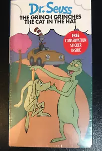 Dr. Seuss The Grinch Grinches The Cat In The Hat (VHS, 1989) Brand New Sealed - Bild 1 von 6