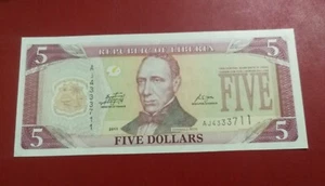 2011 Liberia 5 Dollars Paper Bank notes UNC  - Picture 1 of 2