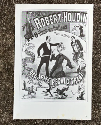 BARGEON Illusionist Poster Sign Magic Magician Devil, Demons, Halloween Print - Image 1 of 4