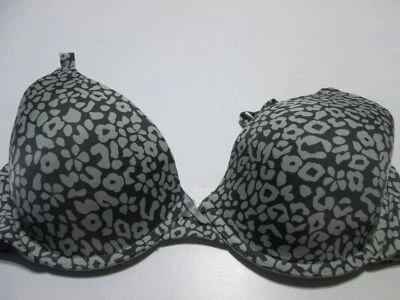 Gilligan OMalley Bra Size 34D Black/Gray Underwired Lined T-Shirt Adjustable - Image 1 of 4