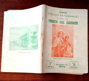 1972 Revista Anuario PROGRAMA FIESTAS BARCELONETA PUERTO RICO Entera y Limpia ;) - Picture 1 of 22
