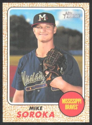 2017 Topps Heritage Minor League Edition Mike Soroka #51 - Image 1 of 2