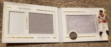 🔥2015-16 Tim Duncan Panini Preferred Playbook Booklet Dual Jersey Patch 73/99
