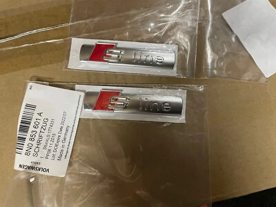 AUDI GENUINE OE NUOVO DISTINTIVO ORIGINALE AUDI A1 A2 A3 A5 A6 Q2 Q3 Q7 Q8 TT S-LINE 8N0853601A