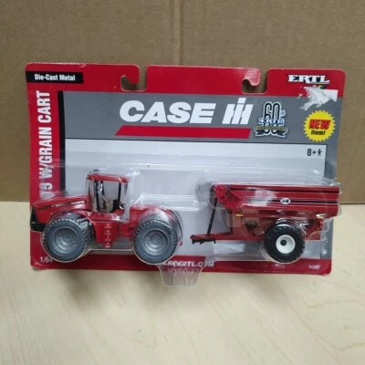 Ertl Britains 60th Anniv 1/64 Case IH STX375 Tractor w/J&M Grain Cart #14397 NIP - Image 1 of 4