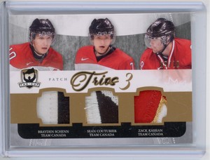 2011-12 The Cup Brayden Schenn Sean Couturier Zack Kassian Trios Patch #d 05/10