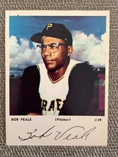 Bob Veale #39 Pittsburgh Pirates Baseball 1968 Picture Pack Card
