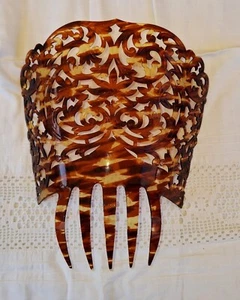 Antiker, sehr großer Steckkamm / Haarschmuck, Peineta / Mantilla - Bild 1 von 3
