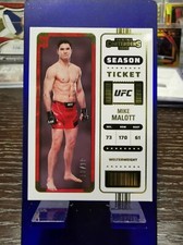 2023 Chronicles UFC Contenders Mike Malott RC Gold 10/10=1/1 C1B