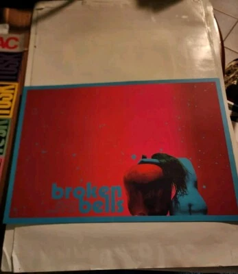 Broken Bells August 17th 2014 Edmonton Canada LITHOGRAPH POSTER PSYCHEDELIC  - Image 1 of 2