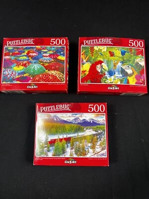 3 Puzzle Bug 500 Piece Jigsaw Puzzles - Image 1 of 4
